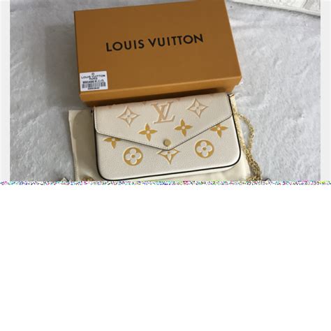 louis vuitton felicie replica|Louis Vuitton monogram clutch.